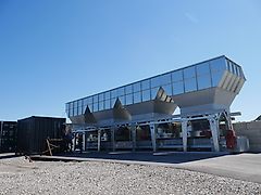 Reihendoseur/Dosiertechnik Mineralgemische Dosieranlage Semimobil Mineralstoffe